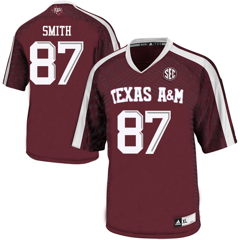 Men #87 Blake Smith Texas A&M Aggies College Football Jerseys Sale-Maroon